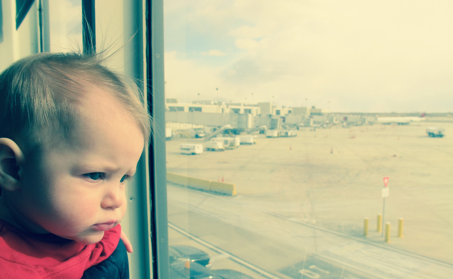 Sam at Airport